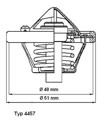 WAHLER 4457.82D термостат,...